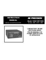 Предварительный просмотр 1 страницы BK Precision 1696 Instruction Manual