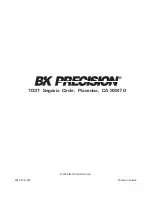 Предварительный просмотр 27 страницы BK Precision 2522B Instruction Manual