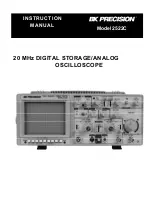 Preview for 1 page of BK Precision 2522C Instruction Manual