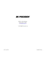 Preview for 26 page of BK Precision 2522C Instruction Manual