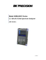 Предварительный просмотр 1 страницы BK Precision 2650A User Manual