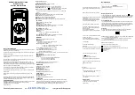 BK Precision 2705B Operating Instructions preview