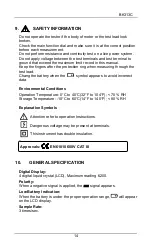 Preview for 15 page of BK Precision 313C Manual