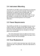 Preview for 15 page of BK Precision 4007B User Manual