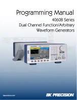 Preview for 1 page of BK Precision 4060B Series Programming Manual