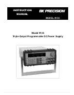 Предварительный просмотр 1 страницы BK Precision 9130 Instruction Manual