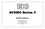 Предварительный просмотр 1 страницы BK Precision AV 5000 series II Service Manual