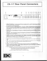 Preview for 2 page of BK Precision CS117 Owner'S Manual