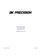 Preview for 81 page of BK Precision MDL Series User Manual