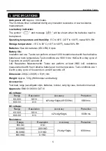 Preview for 28 page of BK Precision Sefram MW9092 Instruction Manual