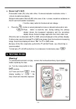 Preview for 34 page of BK Precision Sefram MW9092 Instruction Manual