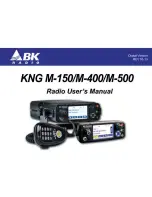 Предварительный просмотр 1 страницы BK Radio KNG M-150 User Manual