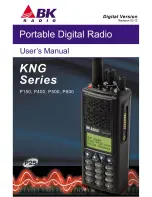BK Radio KNG-P150 User Manual preview