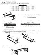 BK RESOURCES BKWS-1224 Assembly Instructions предпросмотр