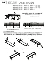 Предварительный просмотр 2 страницы BK RESOURCES BKWS-1224 Assembly Instructions