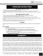 Preview for 9 page of BK RESOURCES STESW-2-120 Installation & Operating Manual