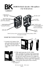 BK TECHNOLOGIES BKR0204 User Instructions preview