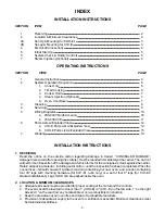 Preview for 2 page of BKI CO1-E Installation And Operating Instructions Manual