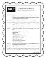 Preview for 16 page of BKI CO1-G Installation And Operating Instructions Manual