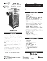 BKI Extra Deep Proofing Cabinet Universal Pan Sizes PICA70-32-AED Specifications preview