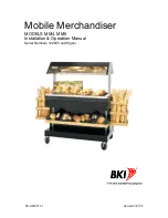 BKI Mobile Merchandiser MM4 Installation & Operation Manual предпросмотр