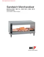 Preview for 1 page of BKI Sandwich Merchandiser SM27 Service Manual