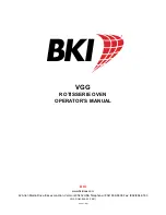 Предварительный просмотр 1 страницы BKI VGG Operator'S Manual