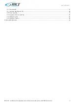 Preview for 3 page of BKT Elektronik ACBS Installation And Configuration Manual