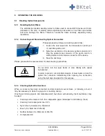 Предварительный просмотр 35 страницы Bktel ES10L Operating Manual