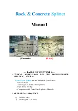 Preview for 1 page of BL.KOREA Concrete Manual