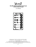 Blacet Research StonZ 2440 User Manual предпросмотр