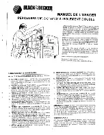 Preview for 5 page of Black & Decker 1/4", 3/8" & 1/2" double insulated drills Instruction Manual
