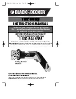 Preview for 1 page of Black & Decker 1 VPX 90520983 Instruction Manual