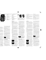 Preview for 1 page of Black & Decker 100UH Series Use And Care Book