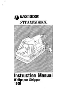 Preview for 1 page of Black & Decker 1200 Instruction Manual