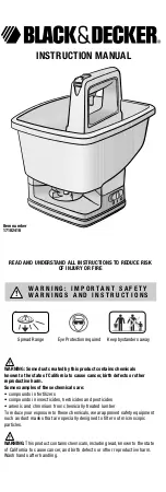 Preview for 1 page of Black & Decker 17182418 User Manual