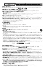 Black & Decker 1VPX VPX0111 Instruction Sheet предпросмотр