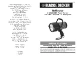 Black & Decker 2 MILLION Power Series User Manual preview