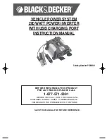 Preview for 1 page of Black & Decker 200 WATT Instruction Manual