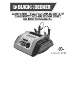 Preview for 1 page of Black & Decker 25Amp Battery Charger Instruction Manual