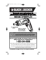 Предварительный просмотр 9 страницы Black & Decker 3.6 Volt 3 Position Pivot Screwdriver VP810 Instruction Manual