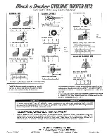 Preview for 4 page of Black & Decker 3265 Instruction Manual