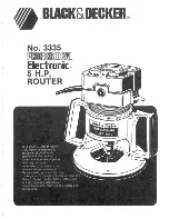 Black & Decker 3335 User Manual preview