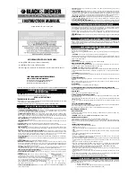 Black & Decker 381341-01 Instruction Manual preview