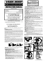 Black & Decker 398178-00 Instruction Manual preview
