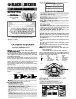 Preview for 1 page of Black & Decker 398203-00 Instruction Manual