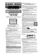 Preview for 1 page of Black & Decker 5147851-00 Instruction Manual