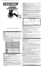 Black & Decker 6" RANDOM ORBITAL WAXER Instruction Manual предпросмотр