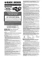 Preview for 1 page of Black & Decker 609747-21 Instruction Manual