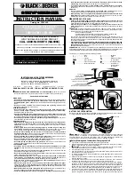 Предварительный просмотр 1 страницы Black & Decker 617623-00 Instruction Manual